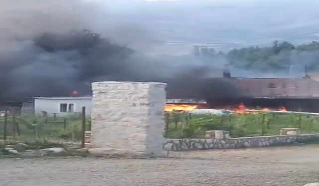 Elazığ’da Ev Yangını