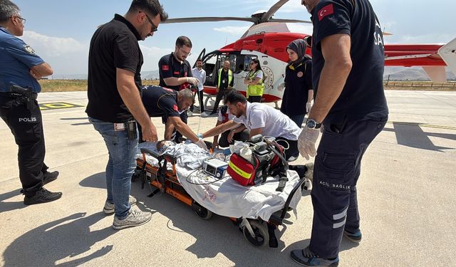 Hayat Mücadelesi Havadan Taşındı: 9 Aylık Bebek Elazığ’a Sevk Edildi
