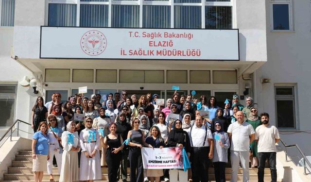 Elazığ’da Dünya Emzirme Haftası Etkinlikleri