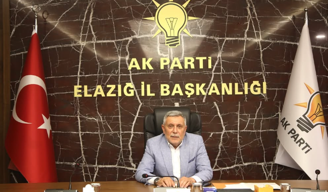AK Parti Elazığ İl Başkanı Şerafettin Yıldırım İstifa Etti