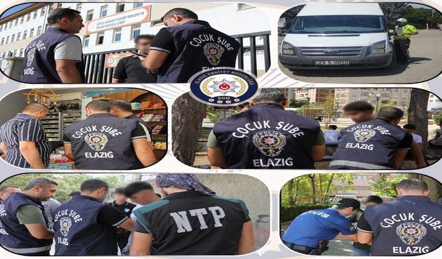 Elazığ’da “Huzurlu Sokaklar, Güvenli Okullar” Denetimi