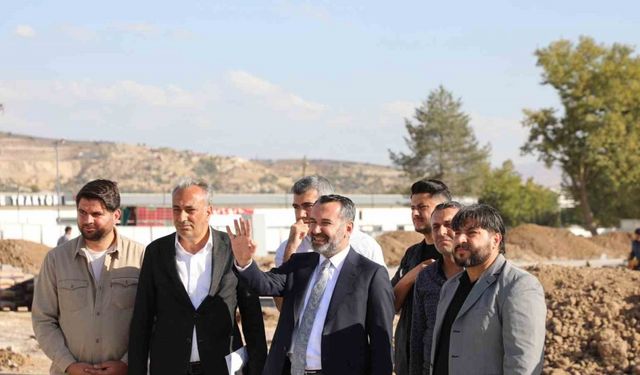 Başkan Şerifoğulları Doğu Park’ta İncelemelerde Bulundu