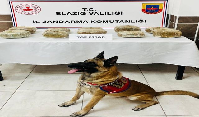 Elazığ’da Yolcu Otobüsünde 14 Kilo Uyuşturucu Ele Geçirildi
