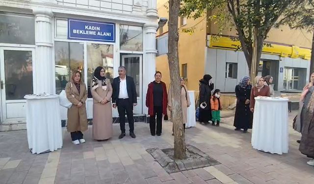 Baskil Belediyesi’nden Kadınlara Özel Bekleme Alanı Hizmete Açıldı