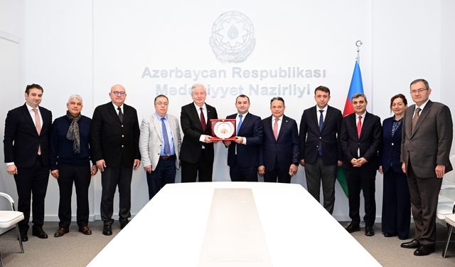 Elazığ Heyetinden Azerbaycan’a Kültürel İş Birliği Ziyareti