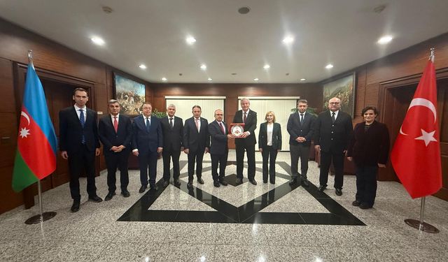 Elazığ Heyeti, Harput Senfonisi Öncesi Azerbaycan Büyükelçiliği’ni Ziyaret Etti