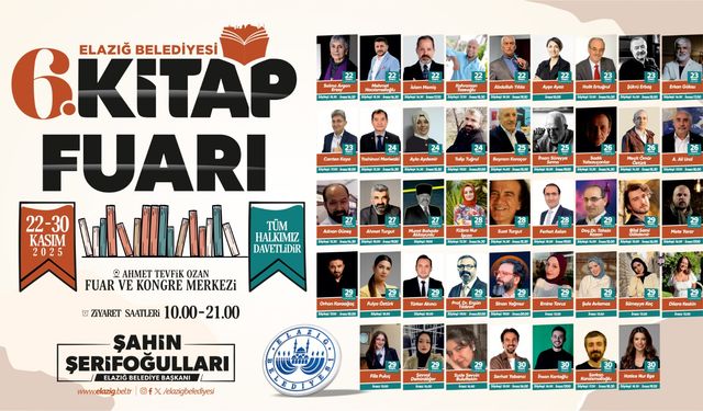 6. Kitap Fuarı’nda Şair ve Yazarlar Vatandaşlarla Buluşacak