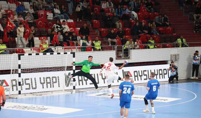 A Milli Hentbol Erkek Milli Takımı, Güney Kıbrıs Rum Kesimi’ni yenerek ikinci tura yükseldi