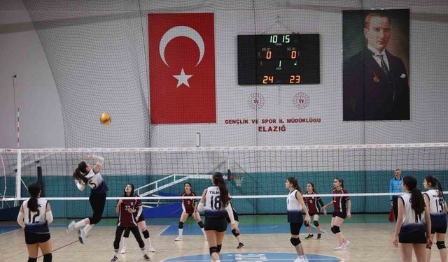 Elazığ’da voleybol müsabakaları tamamlandı
