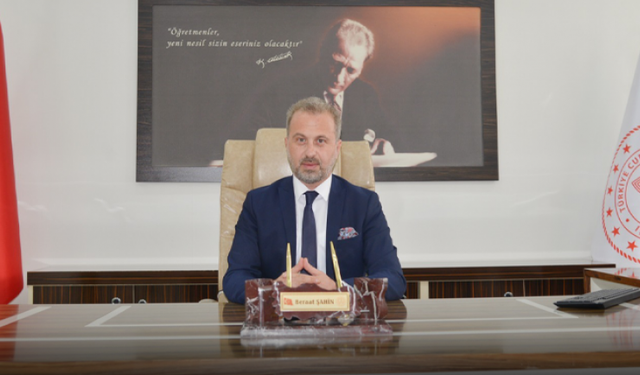 Elazığ Milli Eğitim Müdürü Beraat Şahin’den Yarıyıl Tatili Mesajı