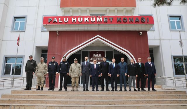 Vali Hatipoğlu Palu’da Çalışmaları Yerinde İnceledi