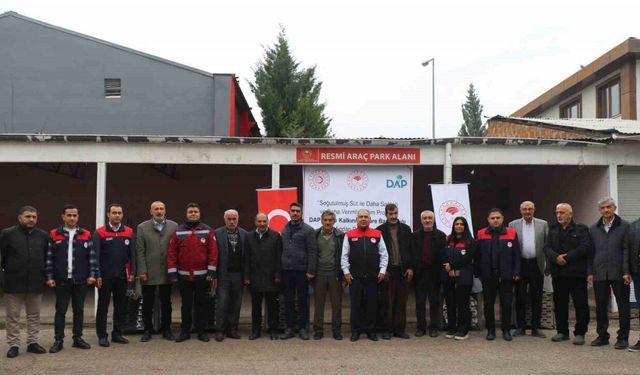 Elazığ’da Üreticilere Süt Soğutma Tankı Dağıtıldı