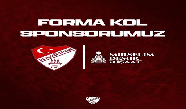 Seza Çimento Elazığspor’a Yeni Forma Kol Sponsoru