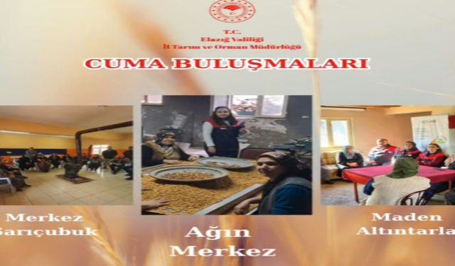 Elazığ’da Cuma Buluşmalarının Adresi Bu Hafta Kadın Üreticiler Oldu