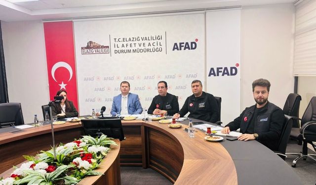 Elazığ’da 6 Şubat Deprem Çalışmaları AFAD Başkanlığı’nda Masaya Yatırıldı
