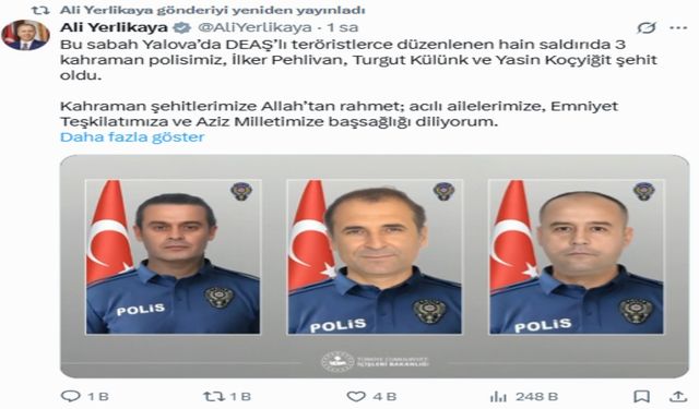 DEAŞ Operasyonunda Şehit Olan 3 Polisin Kimlikleri Belli Oldu
