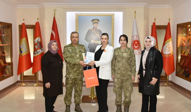 KADEM Heyetinden 8. Kolordu Komutanlığına Nezaket Ziyareti