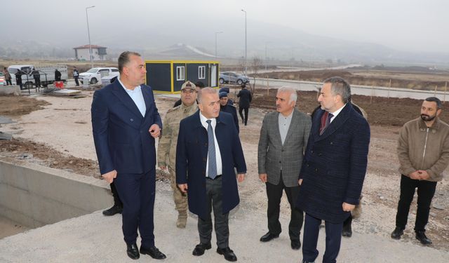 Vali Numan Hatipoğlu Besi Organize Tarım Bölgesi’nde İncelemelerde Bulundu