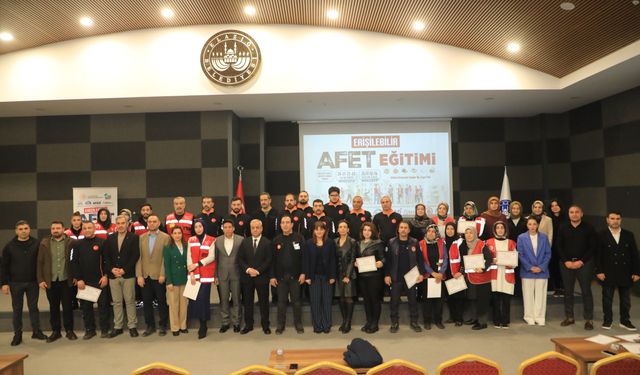 Tamamlanan “Erişilebilir Afet Eğitimi Projesi”nin Söyleşi ve Sertifika Programı Yapıldı