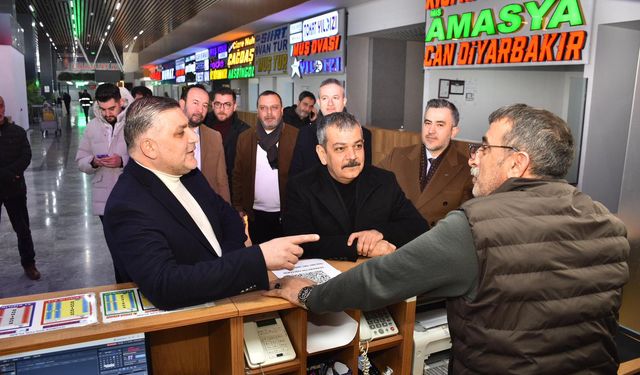 Milletvekili Erol Keleş’ten Elazığ Şehirler Arası Otobüs Terminali’nde İnceleme