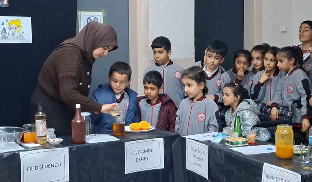 Arıcak’ta Öğrencilere Bilimi Sevdiren Etkinlik