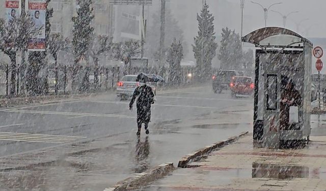 Elazığ'da Yoğun Kar Yağışı