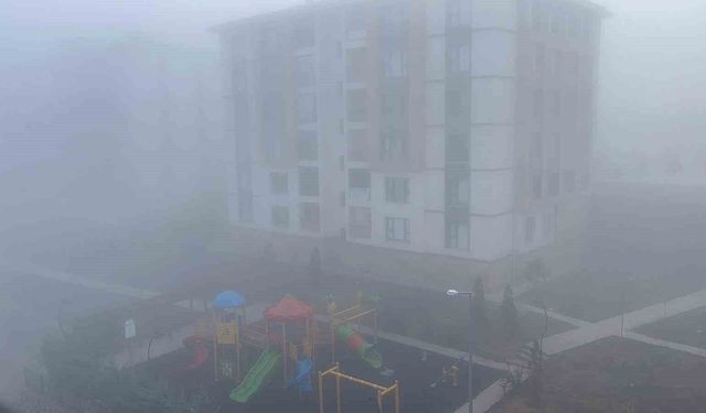 Elazığ'ın Yüksek Kesimlerinde Sis Etkili Oldu