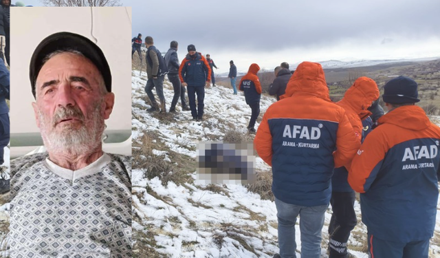 Elazığ'da Kayıp Yaşlı Adamın Cesedi Bulundu