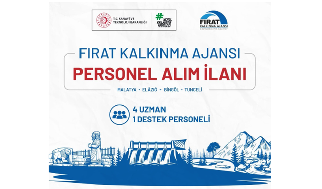 Fırat Kalkınma Ajansı Personel Alımı Başvuruları Başladı