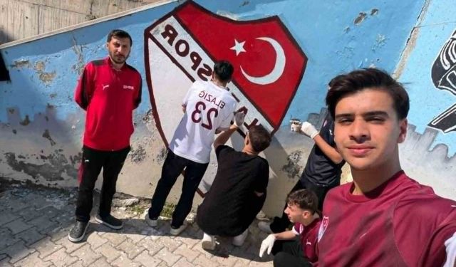 Lise Öğrencilerinden Elazığspor'a Destek