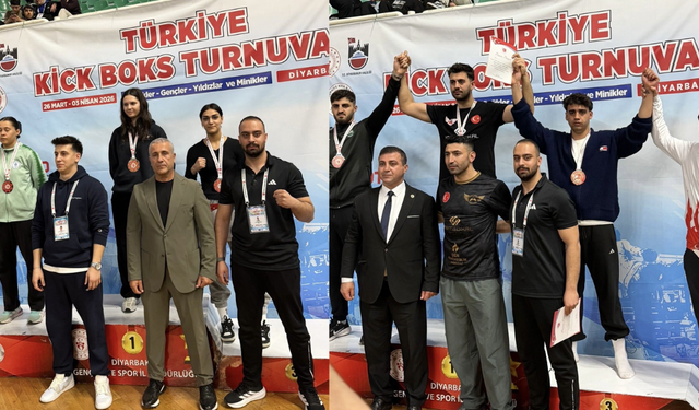 Elazığlı Kickboksçulardan Diyarbakır’da Madalya Başarısı