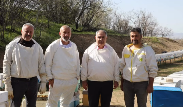 Elazığ’da Arıcılıkta Verim İçin Sahada Eğitim Çalışmaları Sürüyor