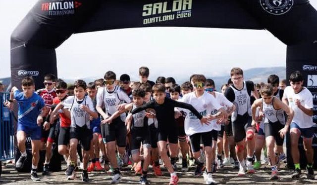 Elazığlı Sporcular Salda Duatlonu’nda Zirveye Koştu