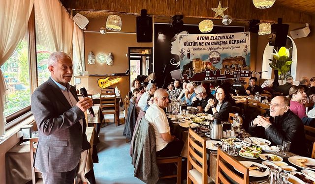 Aydın’da Elazığlılar Aynı Sofrada Buluştu