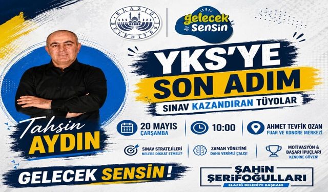 Elazığ Belediyesi’nden YKS Öğrencilerine Yönelik Seminer