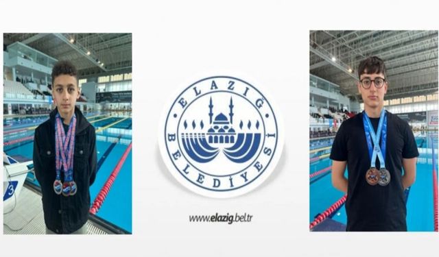 Elazığ Belediyespor Sporcuları, Paletli Yüzmede Önemli Dereceler Elde Etti