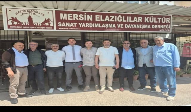 Mersin’de Elazığ Kültürünü Yaşatacak Yeni Dernek Kuruldu