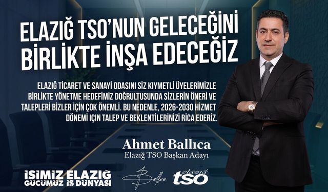 Ballıca’dan TSO Üyelerine Talep ve Beklenti Çağrısı