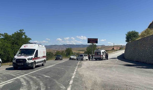 Elazığ'da trafik kazası: 2 yaralı