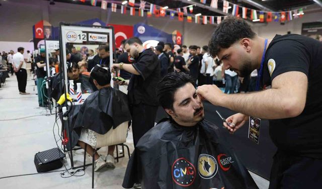 Uluslararası Kuaförler Balkan Şampiyonası Elazığ'da başladı