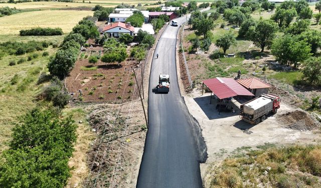 Göl Köyü’nde BSK Asfalt Çalışmaları Aralıksız Sürüyor