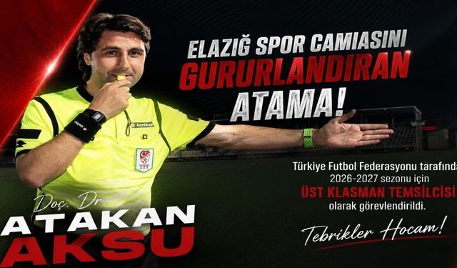 Elazığ Spor Camiasını Gururlandıran Atama