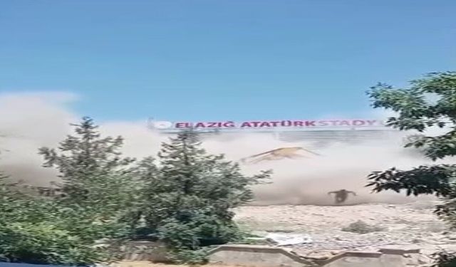 5 Katlı Bina Yıkımında Korku Dolu Anlar