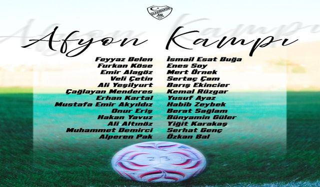 Elazığspor Afyon Kampı Kadrosunu Açıkladı