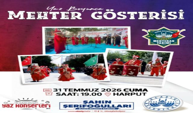Harput’ta Mehter Coşkusu Yaşanacak