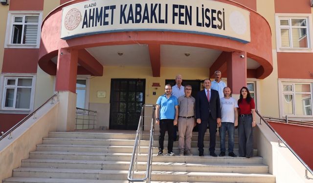 Aziz Gün’den Ahmet Kabaklı Fen Lisesi’ne Yeni Dönem Ziyareti