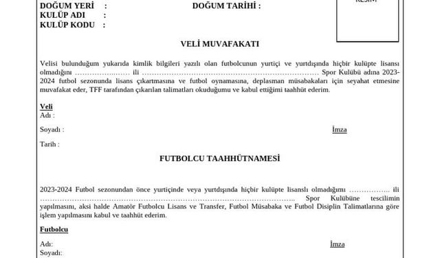 Amatör Futbolda “Parası Olan Oynasın” Dönemi Mi? TFF’nin Lisans Kararı Tepki Çekiyor
