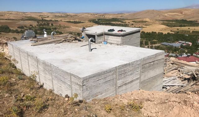 Esenkent Köyü’ne 150 Metreküplük İçme Suyu Deposu Yapılıyor