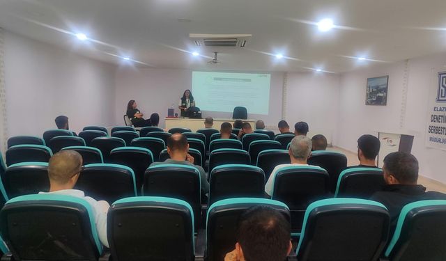 Elazığ Denetimli Serbestlik’te Bağımlılıkla Mücadele Semineri