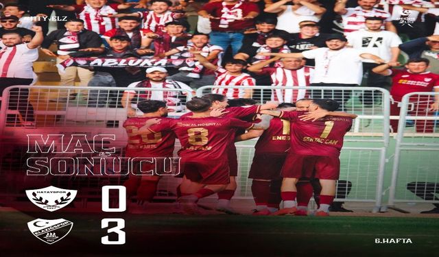 Hatay’da Elazığspor Fırtınası: 3-0
